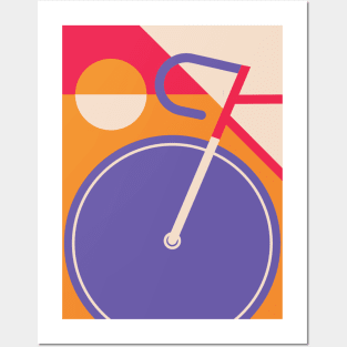 Modern Art Bicycle Cycling Graphic Posters and Art